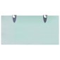 vidaXL Ράφια Τοίχου 2 τεμ. 8 χιλ. 40 x 20 εκ. Γυάλινα