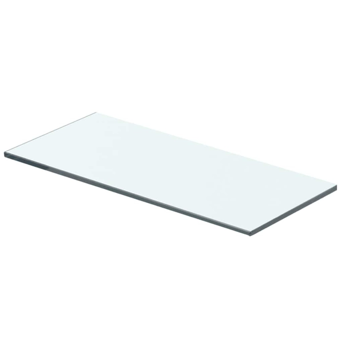 vidaXL Ράφια Πάνελ 2 τεμ. Διάφανα 40 x 12 εκ. Γυάλινα