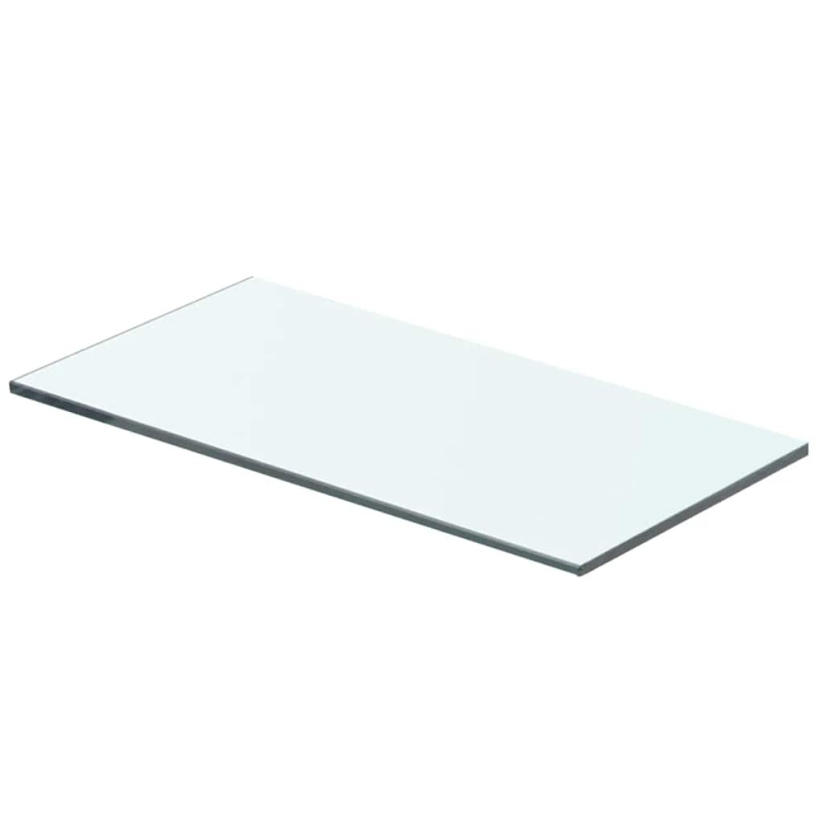 vidaXL Ράφια Πάνελ 2 τεμ. Διάφανα 40 x 15 εκ. Γυάλινα
