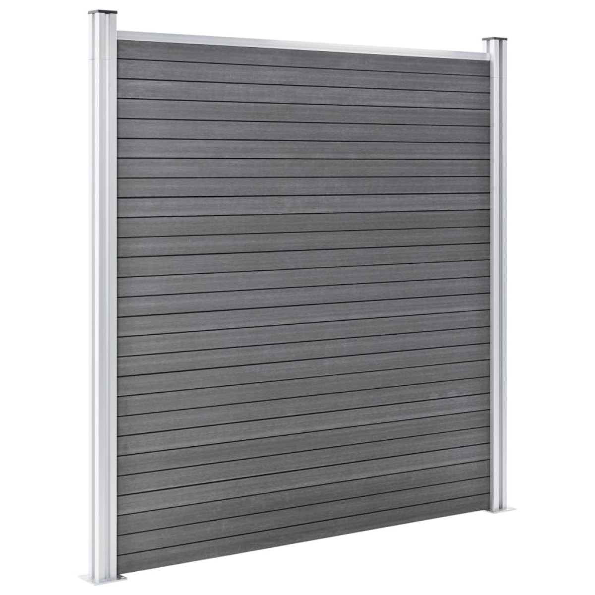 vidaXL Πάνελ Περίφραξης Γκρι 1391 x 186 εκ. από WPC