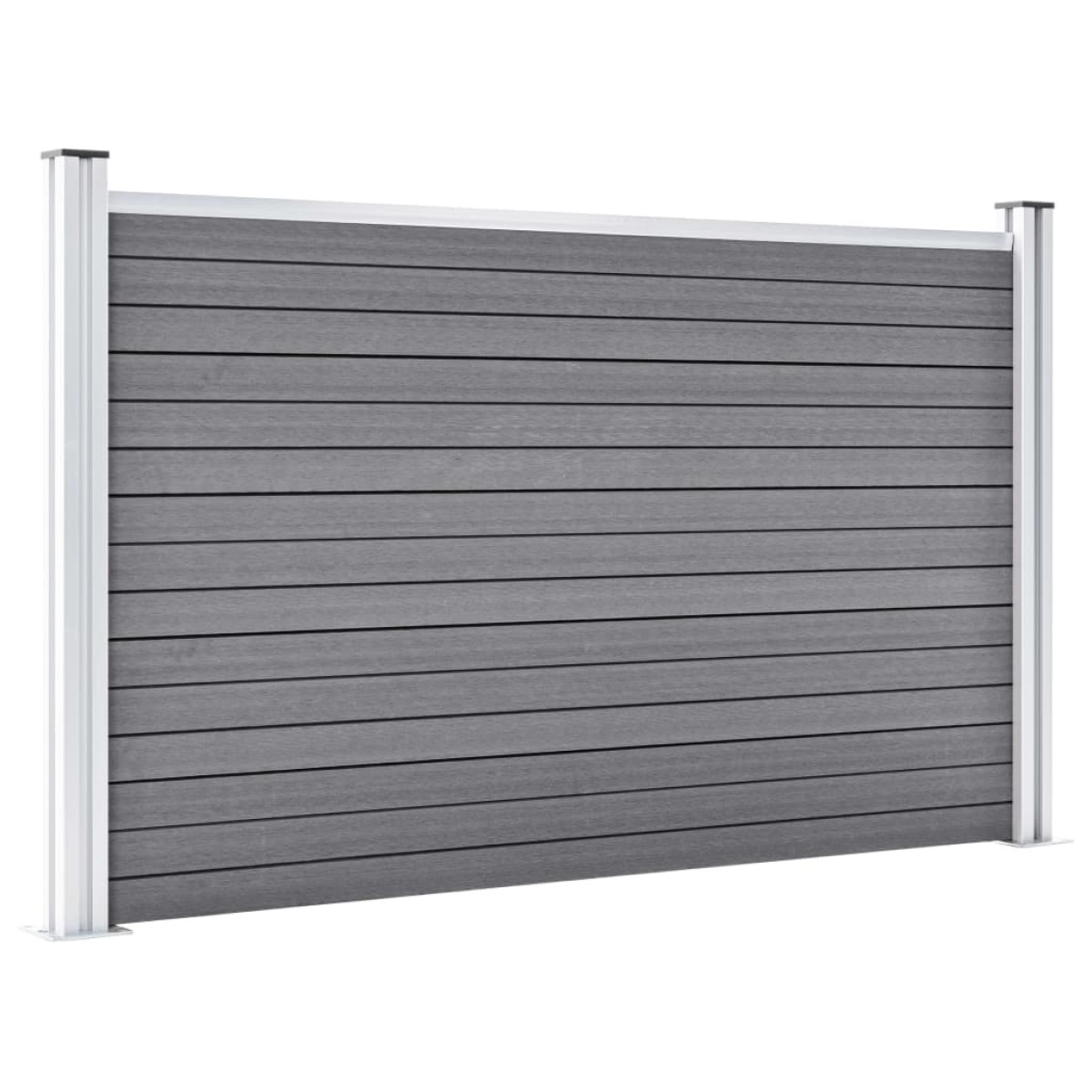vidaXL Πάνελ Περίφραξης Γκρι 526 x 106 εκ. από WPC