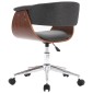 vidaXL Καρέκλες Τραπεζαρίας Περιστρεφόμενες 2 τεμ. Γκρι Υφασμάτινες