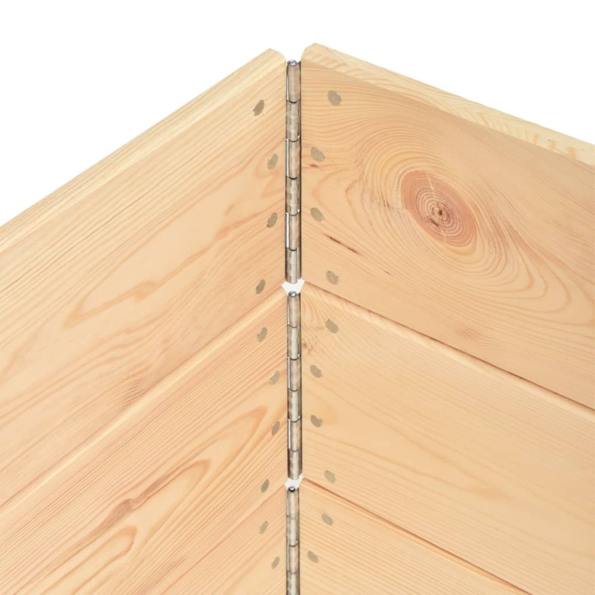 vidaXL Παρτέρια Υπερυψωμένα 3 Τεμ. 80x120 εκ. από Μασίφ Ξύλο Πεύκου