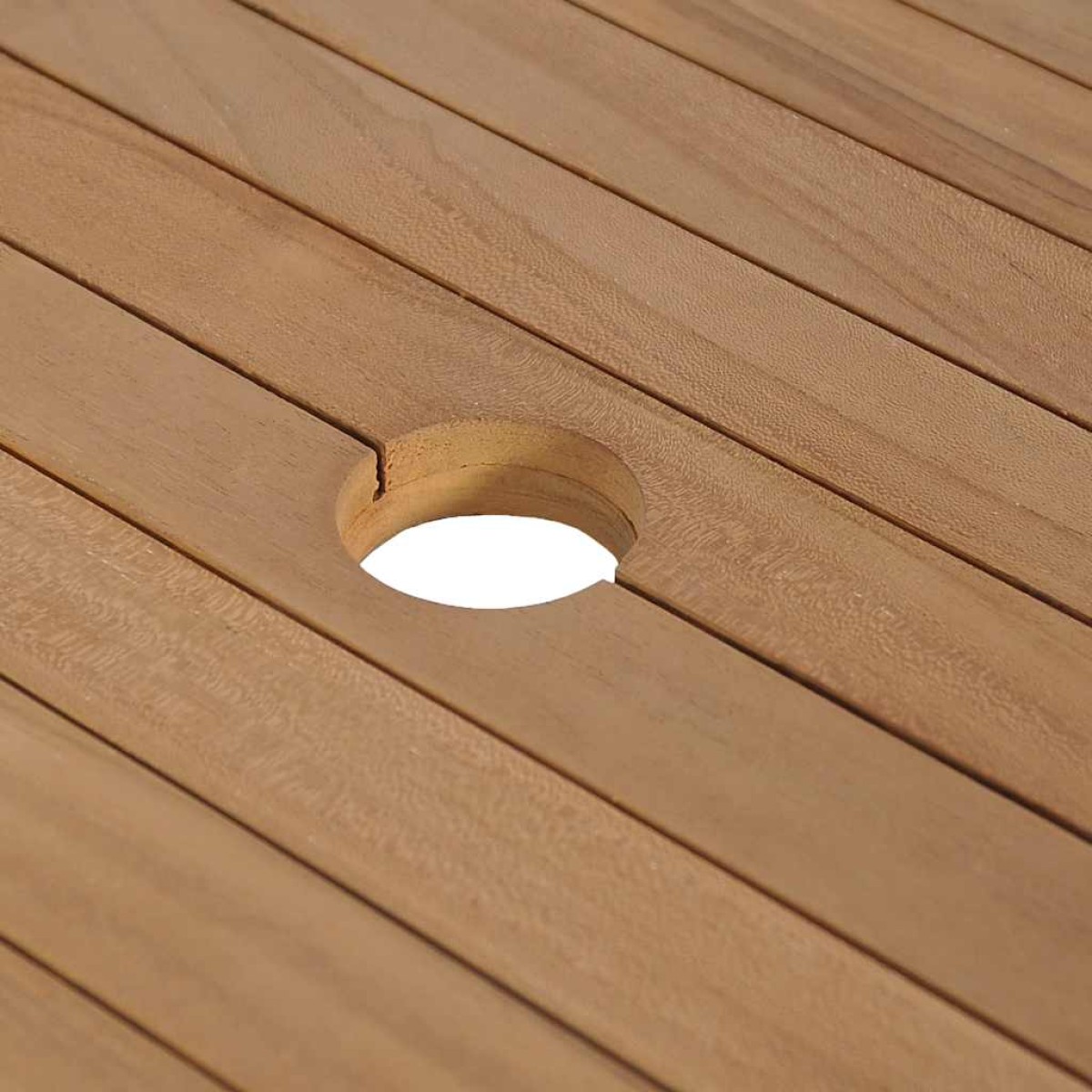 vidaXL Έπιπλο Μπάνιου από Μασίφ Ξύλο Teak με Νιπτήρα από Κρεμ Μάρμαρο
