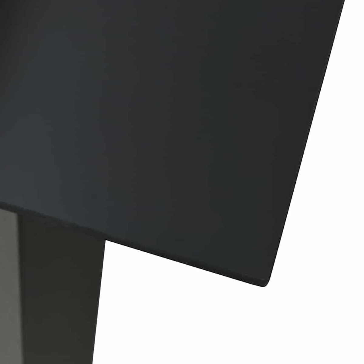 vidaXL Σετ Τραπεζαρίας Κήπου 7 Τεμαχίων Μαύρο από Γυαλί & Ατσάλι