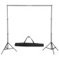 vidaXL Κιτ Φωτογραφικού Στούντιο Softbox με Φώτα, Φόντο & Ανακλαστήρα