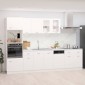 vidaXL Σετ Ντουλάπια Κουζίνας 7 Τεμαχίων Λευκό Μοριοσανίδα