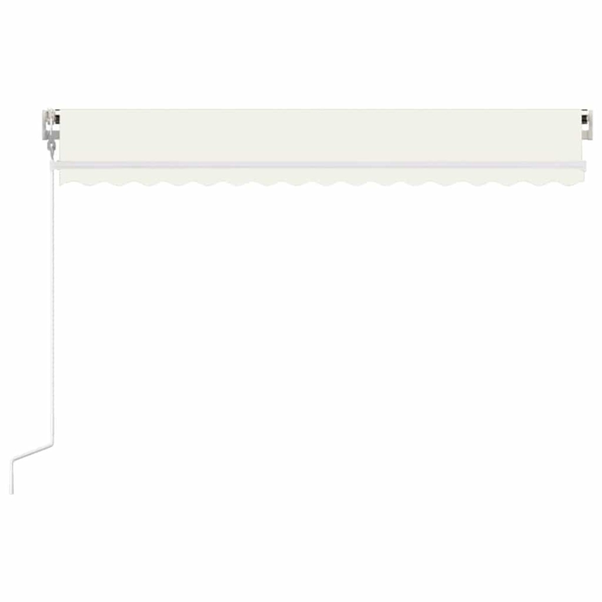 vidaXL Τέντα Συρόμενη Αυτόματη Κρεμ 450 x 300 εκ.