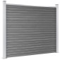 vidaXL Σετ Πάνελ Περίφραξης Γκρι 353 x 146 εκ. από WPC