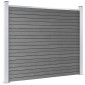 vidaXL Σετ Πάνελ Περίφραξης Γκρι 526 x 146 εκ. από WPC