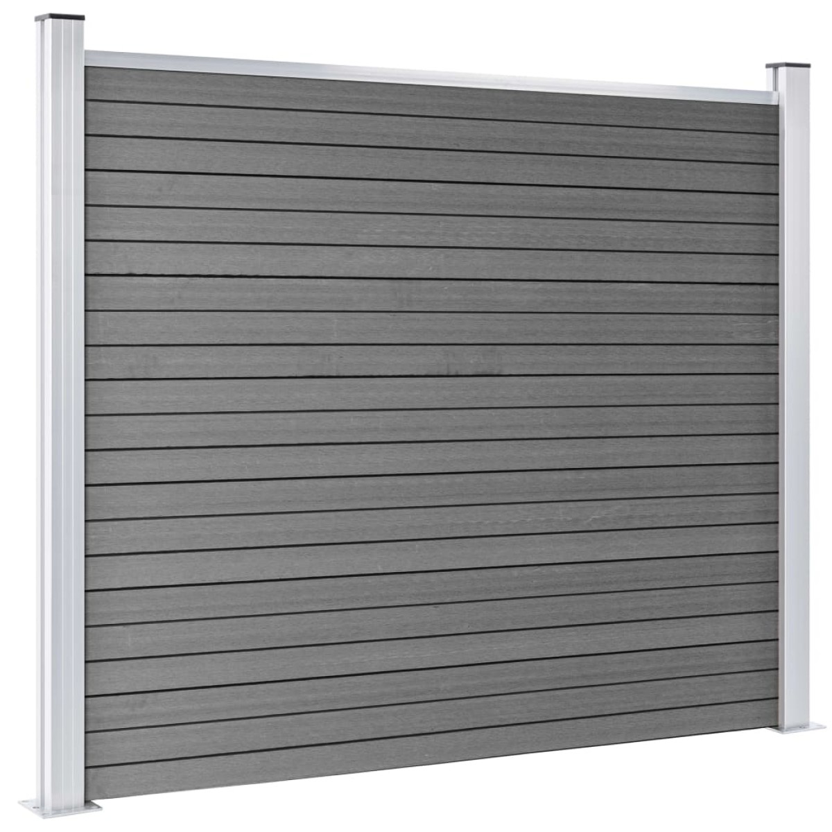 vidaXL Σετ Πάνελ Περίφραξης Γκρι 872 x 146 εκ. από WPC