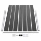 vidaXL Σετ Πάνελ Περίφραξης Μαύρο 353 x 146 εκ. από WPC