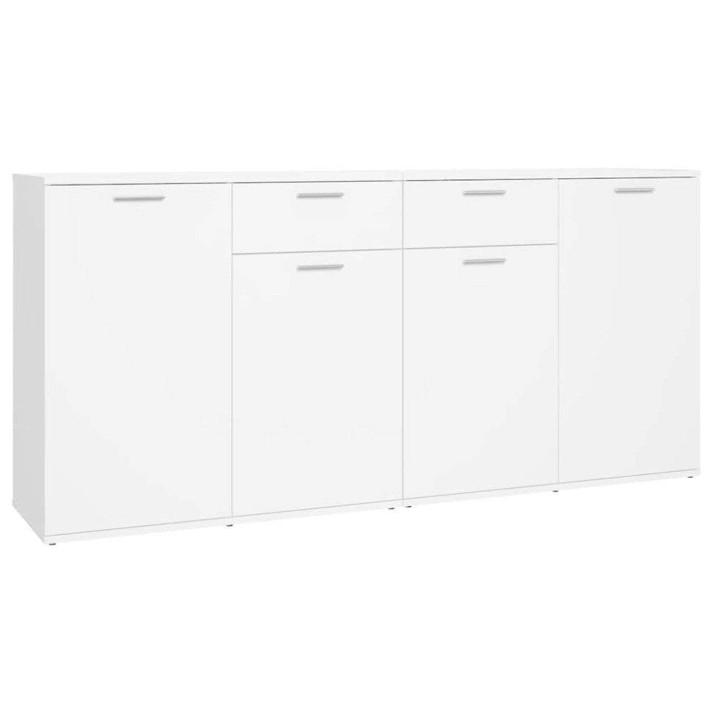 vidaXL Μπουφές Λευκός 160 x 36 x 75 εκ. από Επεξ. Ξύλο