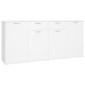 vidaXL Μπουφές Λευκός 160 x 36 x 75 εκ. από Μοριοσανίδα (2x805770)