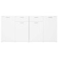 vidaXL Μπουφές Λευκός 160 x 36 x 75 εκ. από Μοριοσανίδα (2x805770)