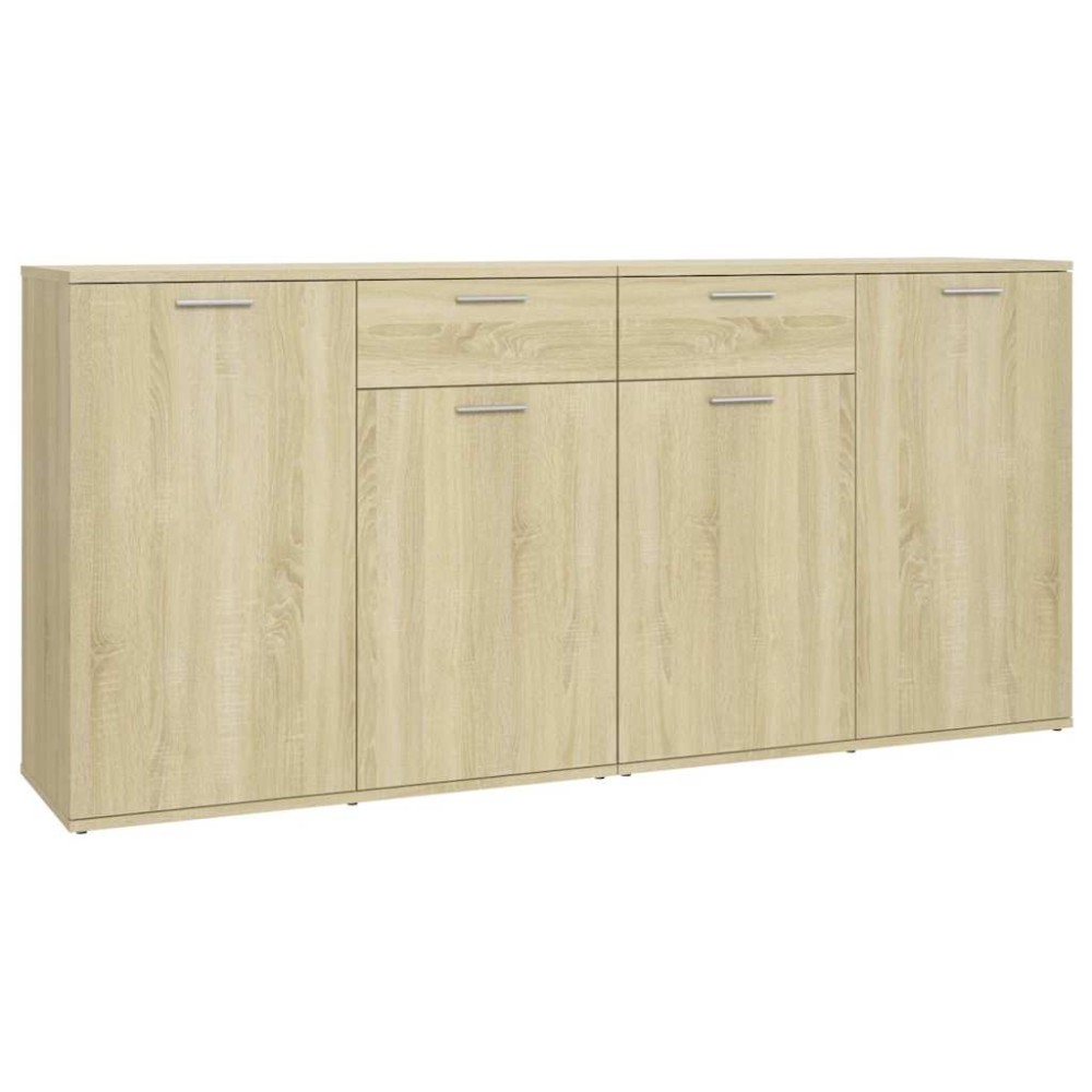 vidaXL Μπουφές Sonoma Δρυς 160 x 36 x 75 εκ. από Επεξ. Ξύλο