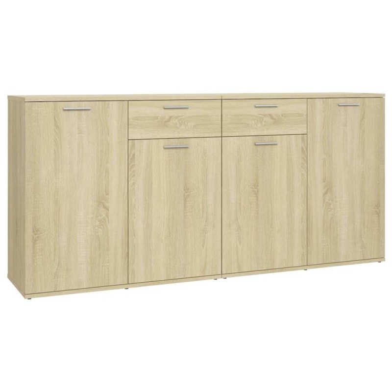 vidaXL Μπουφές Sonoma Δρυς 160 x 36 x 75 εκ. από Επεξ. Ξύλο