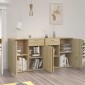 vidaXL Μπουφές Sonoma Δρυς 160 x 36 x 75 εκ. από Μοριοσανίδα