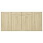 vidaXL Μπουφές Sonoma Δρυς 160 x 36 x 75 εκ. από Μοριοσανίδα