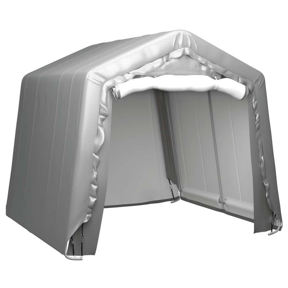 vidaXL Τέντα Αποθήκευσης Γκρι 240 x 240 εκ. από Ατσάλι