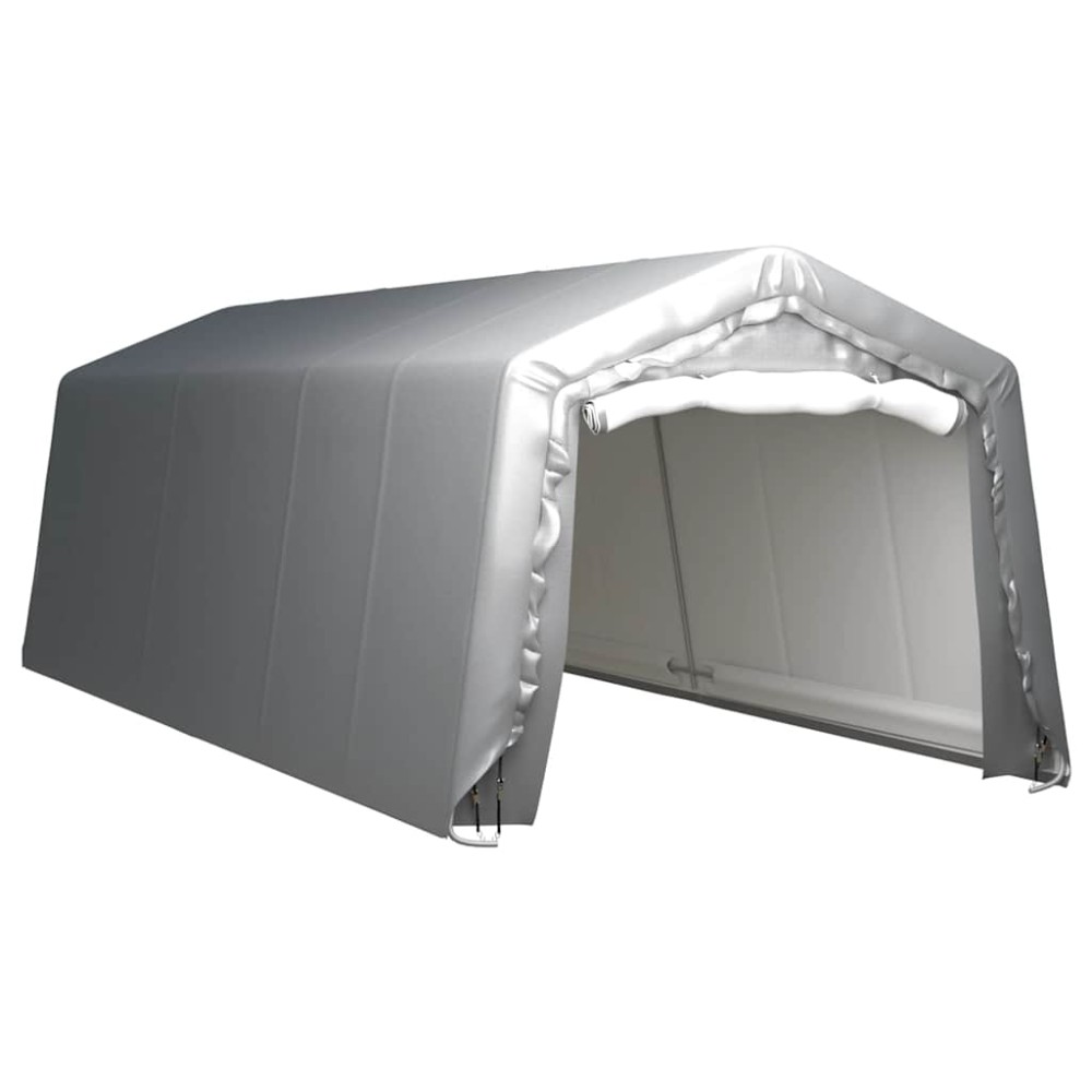 vidaXL Τέντα Αποθήκευσης Γκρι 300 x 750 εκ. Ατσάλινη