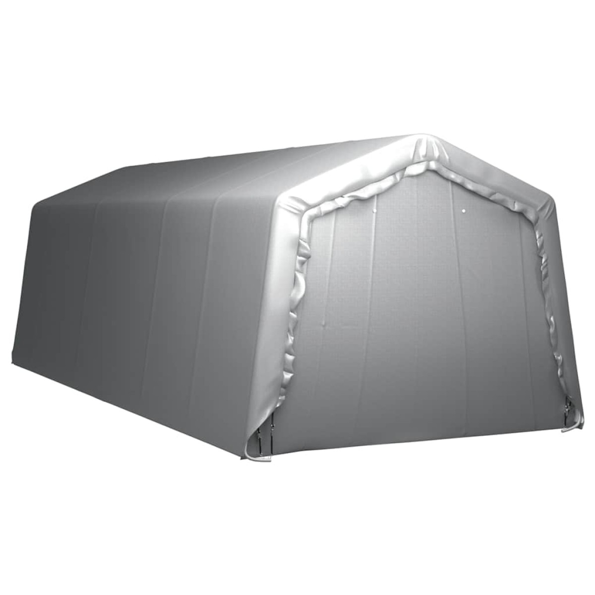 vidaXL Τέντα Αποθήκευσης Γκρι 300 x 750 εκ. Ατσάλινη