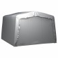 vidaXL Τέντα Αποθήκευσης Γκρι 370 x 370 εκ. Ατσάλινη