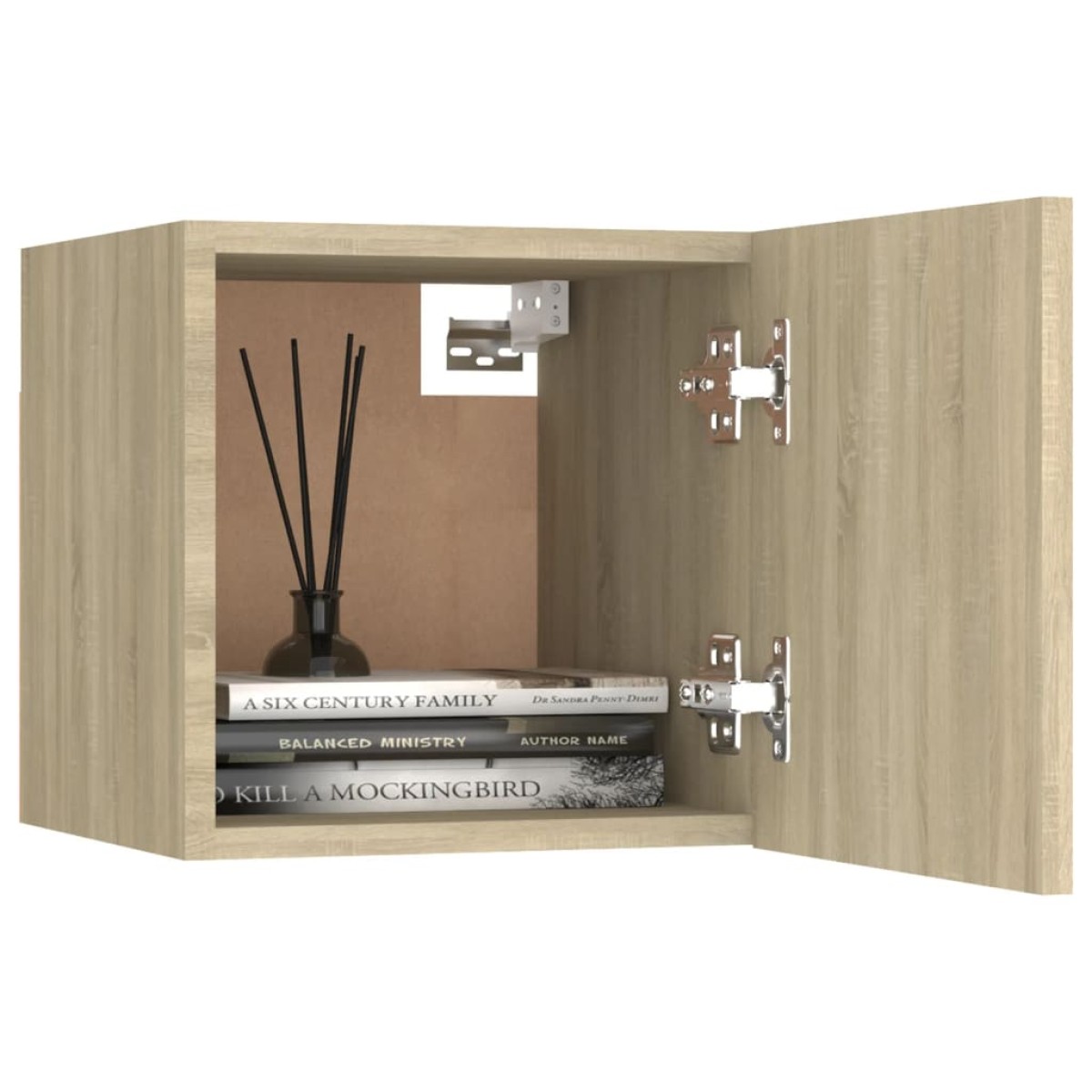 vidaXL Κομοδίνο Sonoma Δρυς 30,5 x 30 x 30 εκ. από Μοριοσανίδα