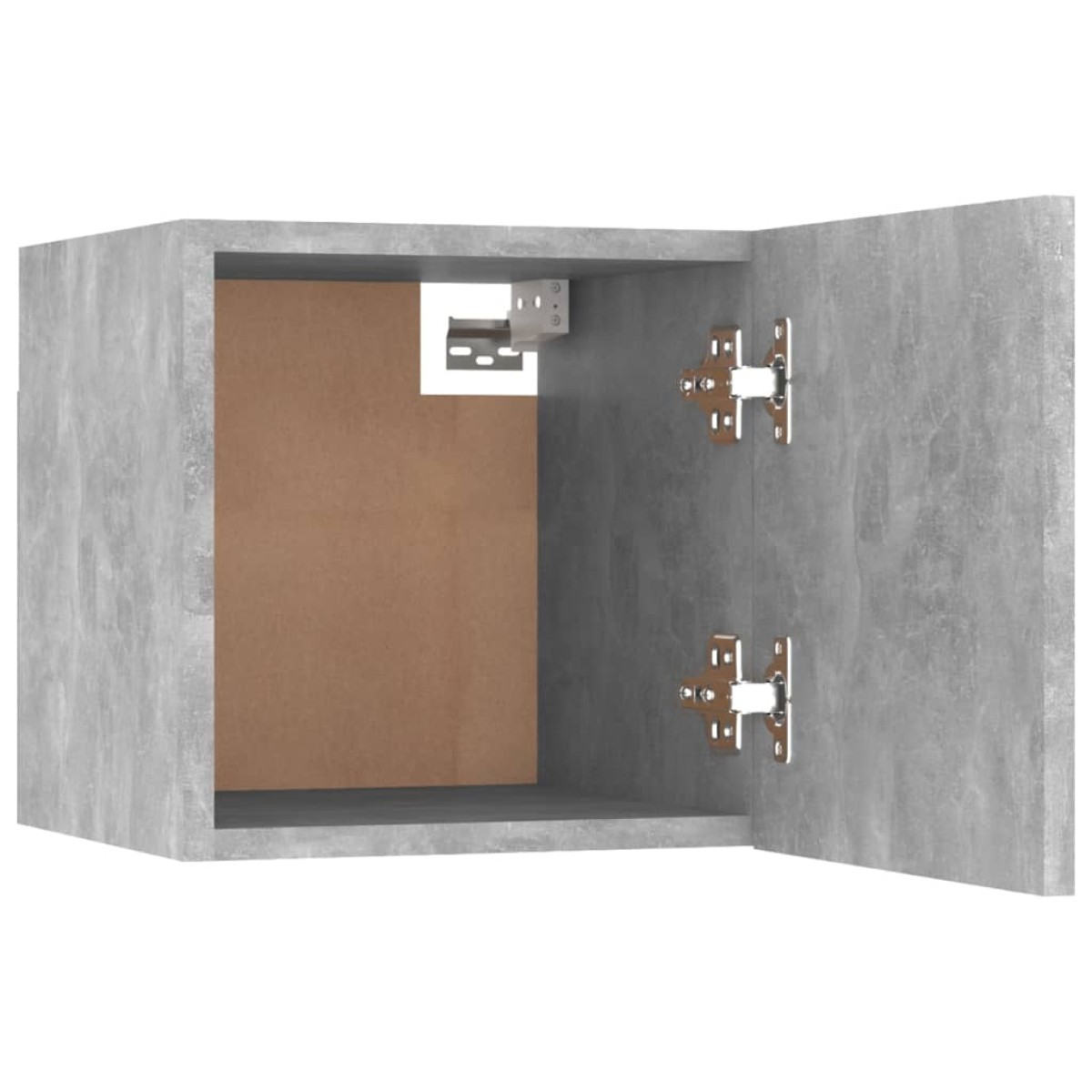 vidaXL Κομοδίνο Γκρι Σκυροδέματος 30,5x30x30 εκ. από Μοριοσανίδα