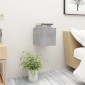 vidaXL Κομοδίνα 2 τεμ. Γκρι Σκυροδέματος 30,5x30x30 εκ από Μοριοσανίδα