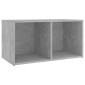 vidaXL Έπιπλα Τηλεόρασης 2 τεμ. Γκρι Σκυρ. 72x35x36,5 εκ. Μοριοσανίδα