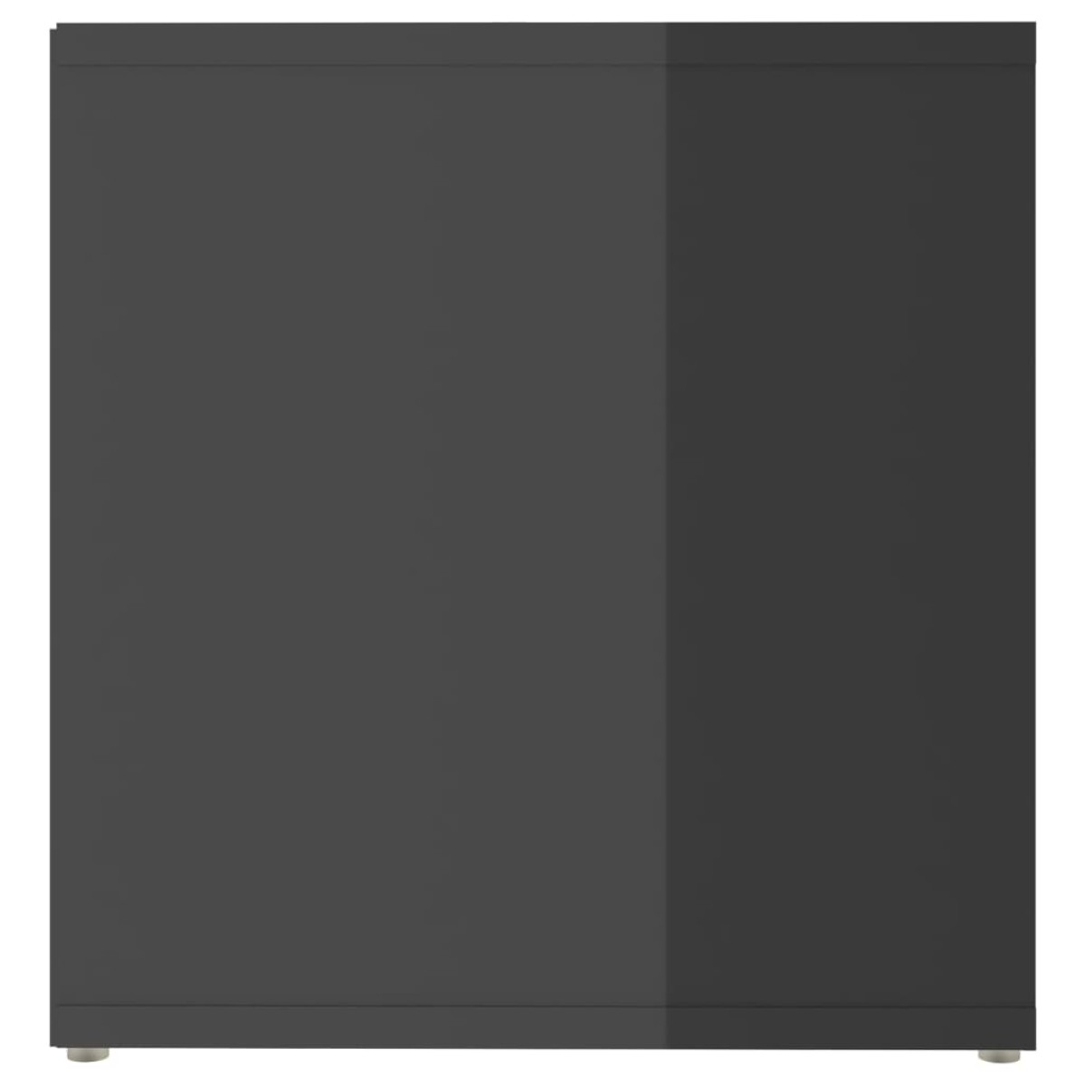 vidaXL Έπιπλα Τηλεόρασης 2 τεμ. Γυαλ. Γκρι 72x35x36,5 εκ. Μοριοσανίδα