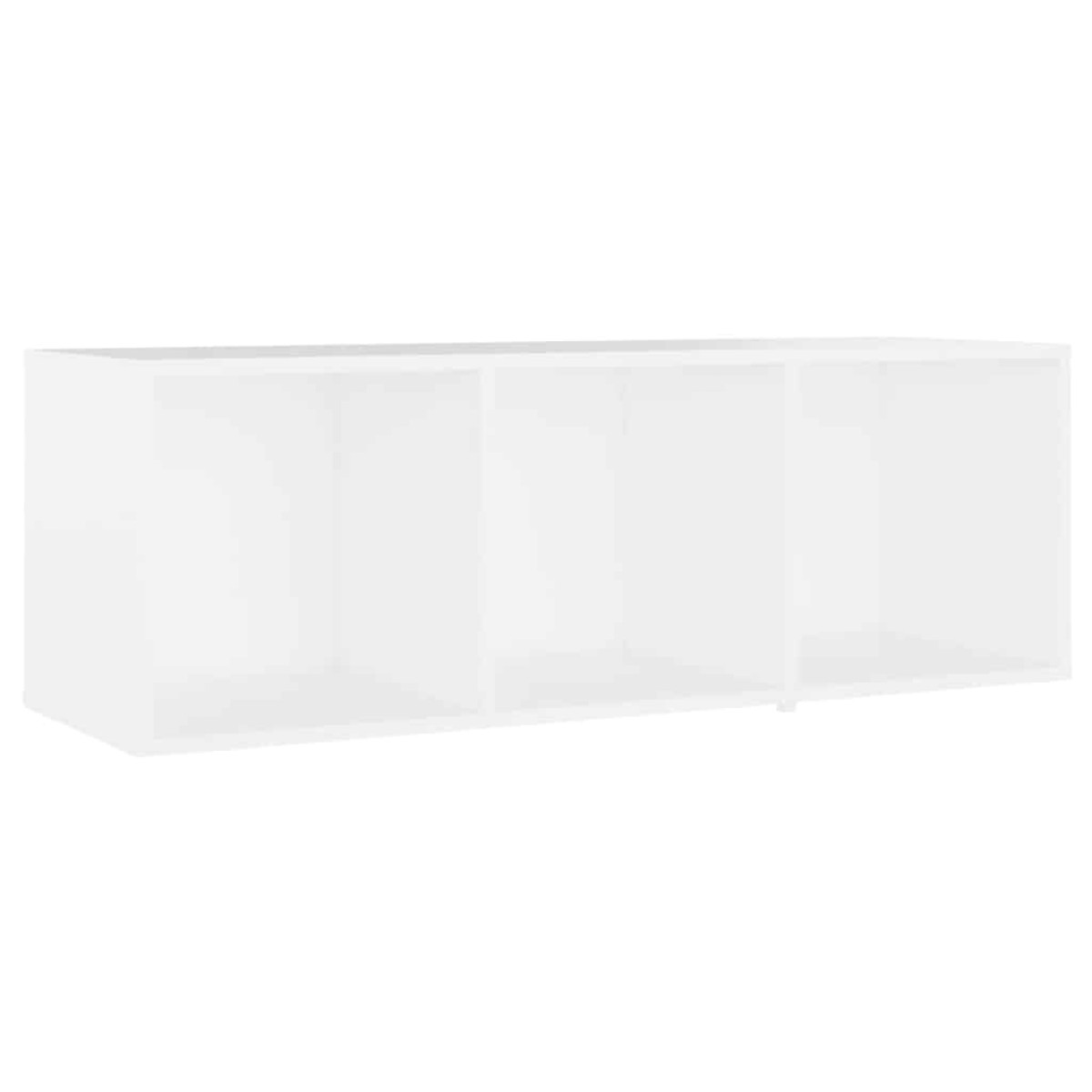 vidaXL Έπιπλα Τηλεόρασης 2 τεμ. Λευκά 107 x 35 x 37 εκ. Μοριοσανίδα