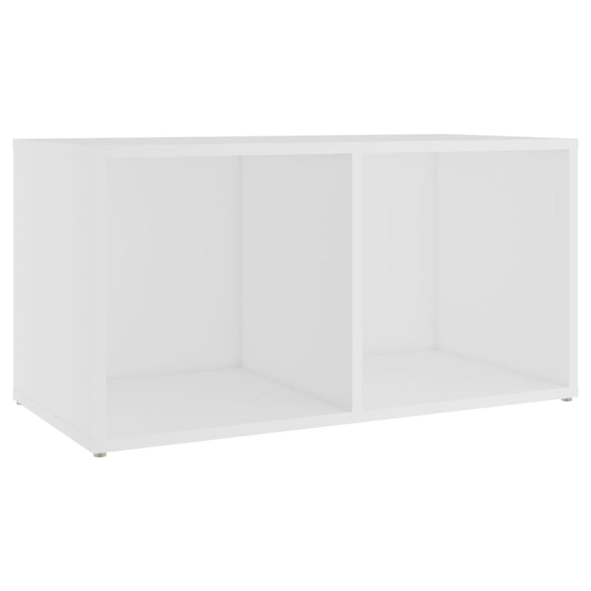 vidaXL Έπιπλα Τηλεόρασης 2 τεμ. Λευκά 72 x 35 x 36,5 εκ. Μοριοσανίδα