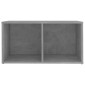 vidaXL Έπιπλα Τηλεόρασης 2 τεμ. Γκρι Σκυρ. 72x35x36,5 εκ. Μοριοσανίδα