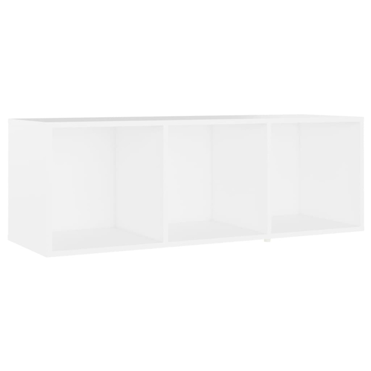 vidaXL Έπιπλα Τηλεόρασης 3 τεμ. Λευκά 107 x 35 x 37 εκ. Μοριοσανίδα