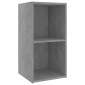 vidaXL Έπιπλα Τηλεόρασης 4 τεμ. Γκρι Σκυρ. 72x35x36,5 εκ. Μοριοσανίδα