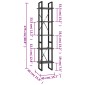 vidaXL Βιβλιοθήκη με 5 Ράφια Γκρι 40 x 30 x 175 εκ. από Επεξ. Ξύλο