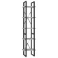 vidaXL Βιβλιοθήκη με 5 Ράφια Γκρι Σκυρ. 40 x 30 x 175 εκ. Επεξ. Ξύλο