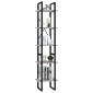 vidaXL Βιβλιοθήκη με 5 Ράφια Γκρι Σκυρ. 40 x 30 x 175 εκ. Επεξ. Ξύλο