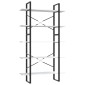 vidaXL Βιβλιοθήκη με 5 Ράφια Λευκή 100 x 30 x 175 εκ. από Επεξ. Ξύλο