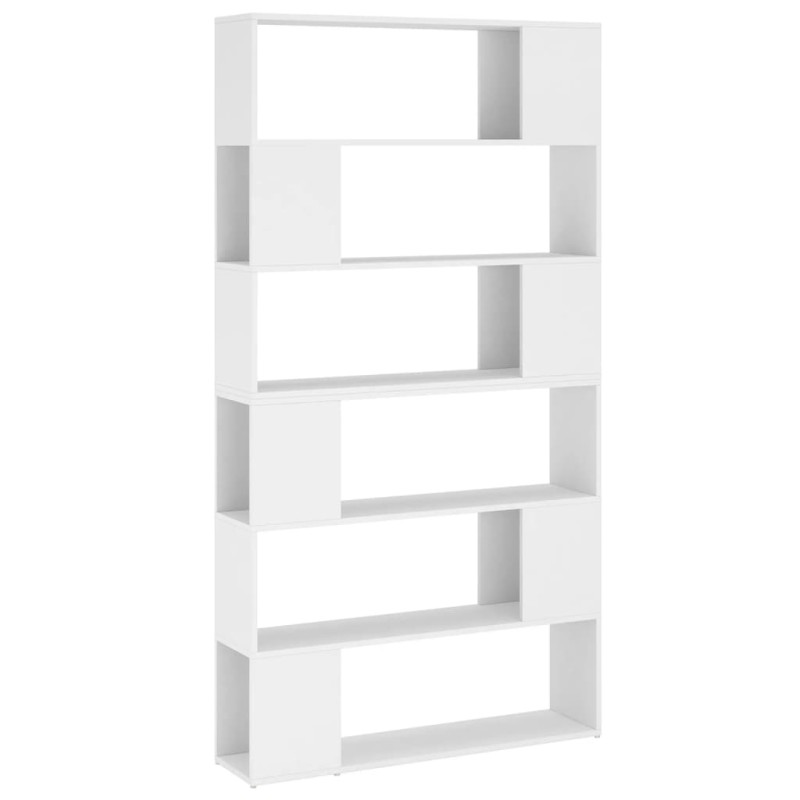 vidaXL Βιβλιοθήκη/Διαχωριστικό Χώρου Λευκό 100 x 24 x 188 εκ.