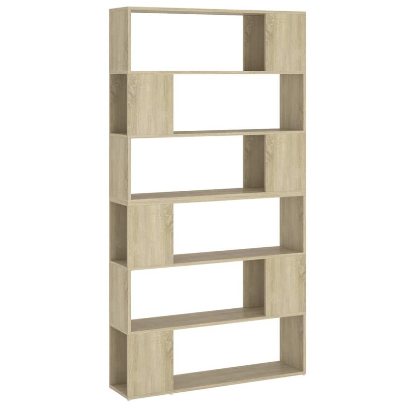 vidaXL Βιβλιοθήκη/Διαχωριστικό Χώρου Sonoma Δρυς 100 x 24 x 188 εκ.