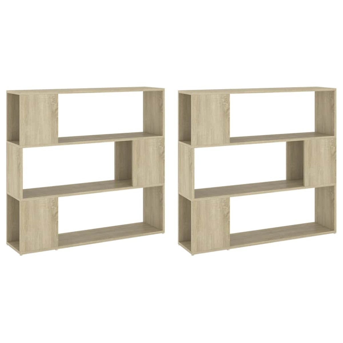 vidaXL Βιβλιοθήκη/Διαχωριστικό Χώρου Sonoma Δρυς 100 x 24 x 188 εκ.