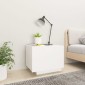 vidaXL Κομοδίνο Λευκό 100 x 35 x 40 εκ. από Μοριοσανίδα