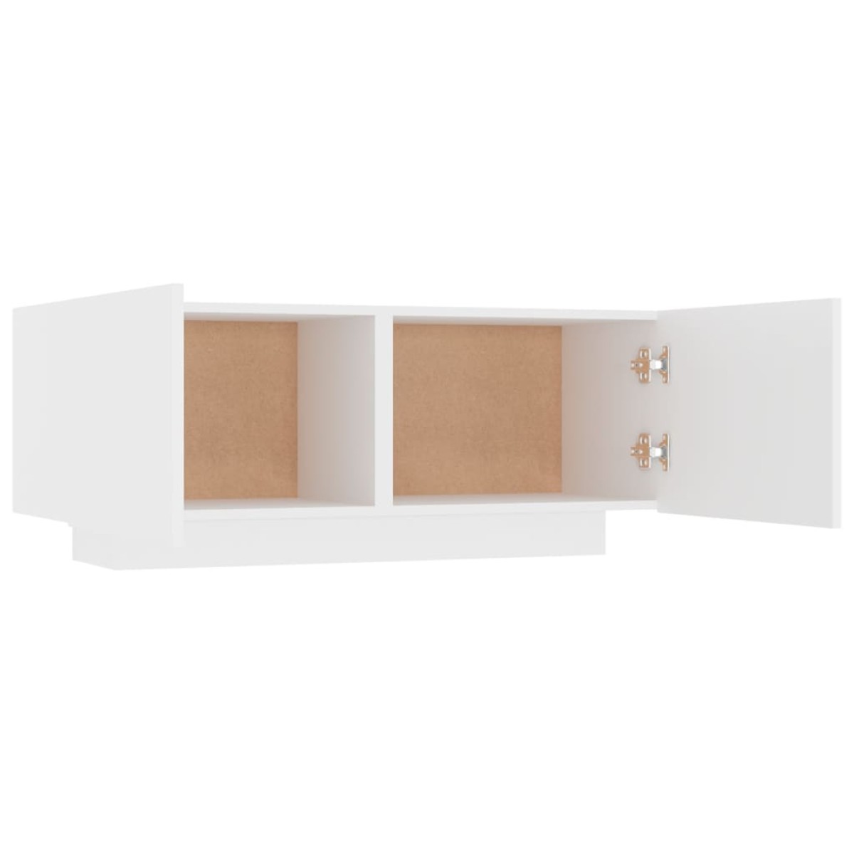 vidaXL Κομοδίνο Λευκό 100 x 35 x 40 εκ. από Μοριοσανίδα