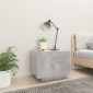 vidaXL Κομοδίνο Γκρι Σκυροδέματος 100 x 35 x 40 εκ. από Μοριοσανίδα