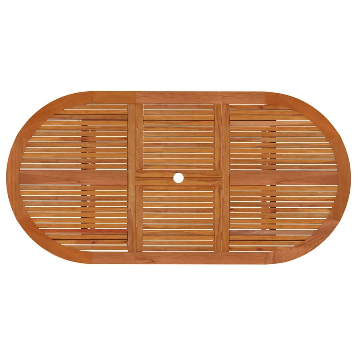vidaXL Σετ Τραπεζαρίας Κήπου 5 Τεμαχίων από Μασίφ Ξύλο Ευκαλύπτου