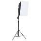 vidaXL Κιτ Φωτογραφικού Στούντιο με Softbox, Φόντο & Ανακλαστήρα
