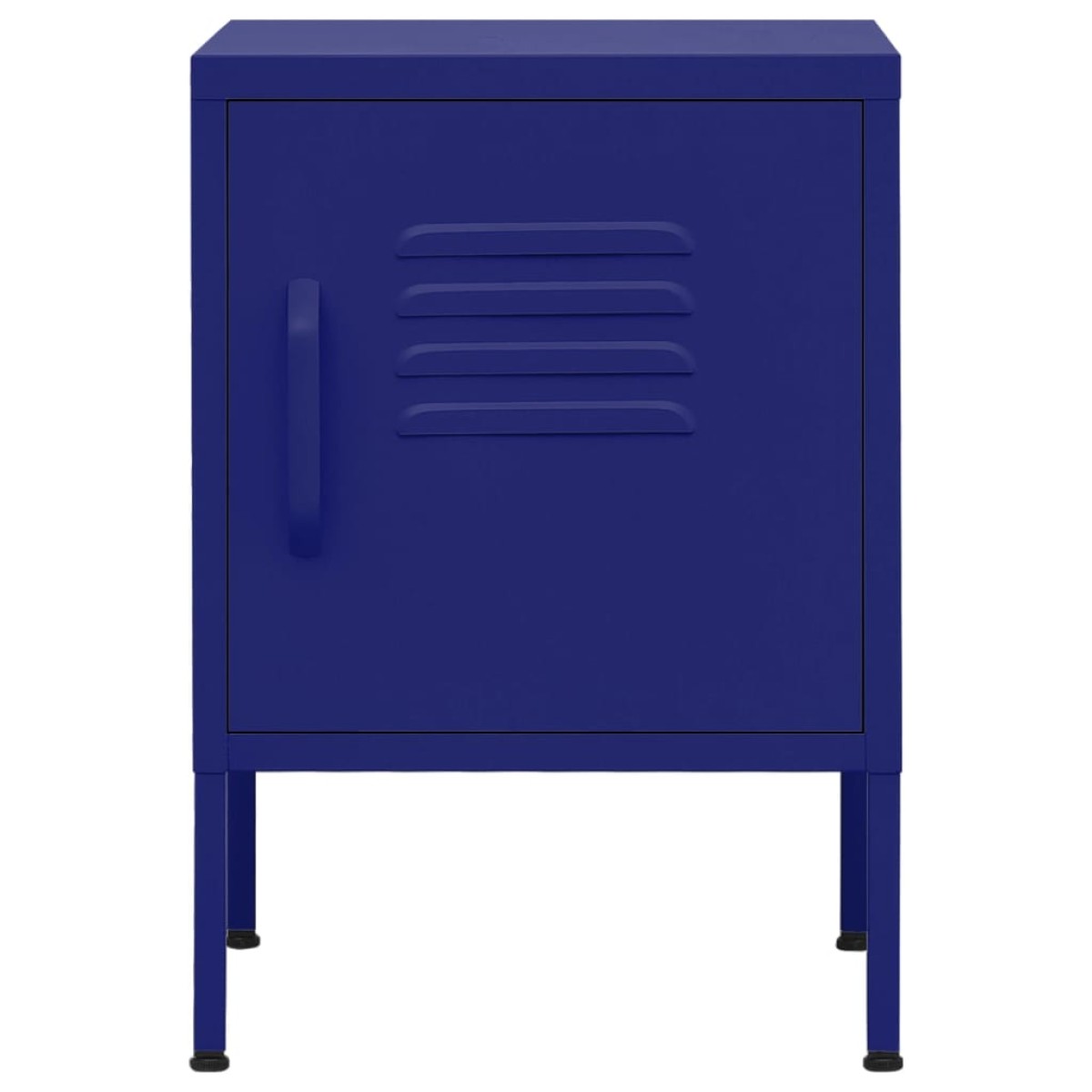 vidaXL Κομοδίνα 2 τεμ. Ναυτικό Μπλε 35 x 35 x 51 εκ. Ατσάλινα